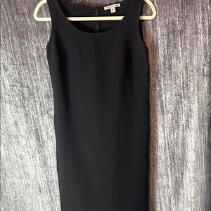 Danny & Nicole Black Sheath Midi Dress